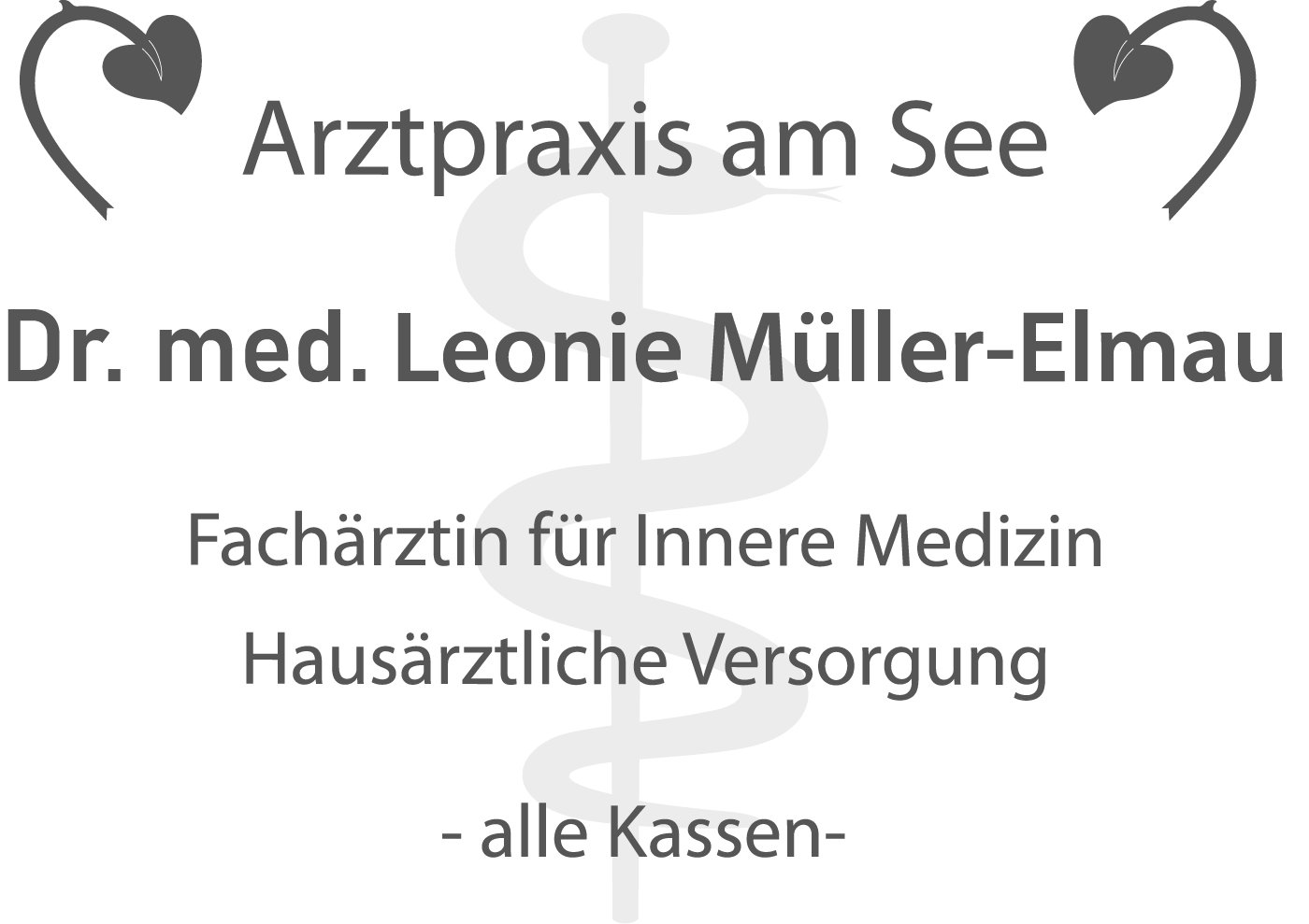 Hausarzt - Internistische Praxis - Am See - Dr. Leonie Rustemeyer